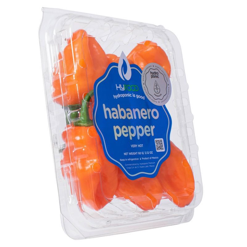 slide 6 of 6, Hyfood Hydroponic Habenero Peppers - 2.12oz, 2.12 oz