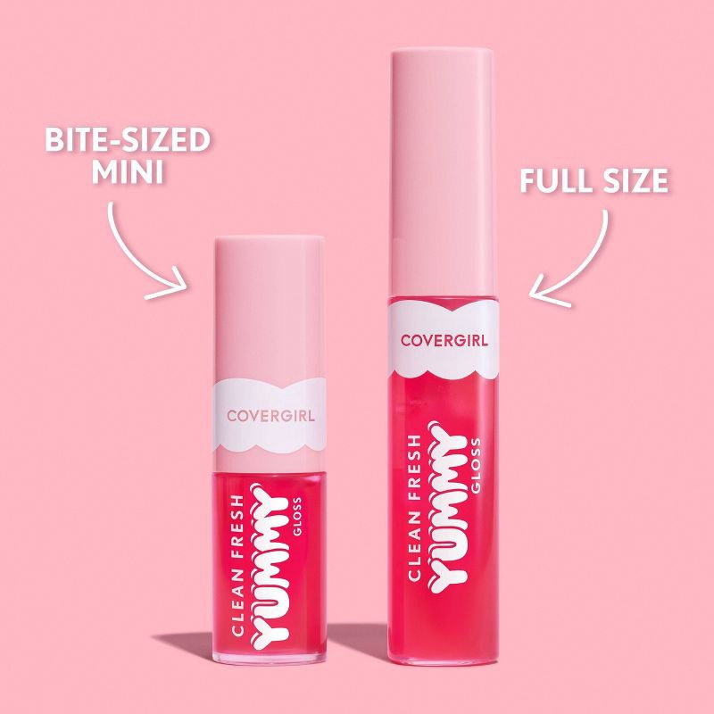 slide 5 of 9, COVERGIRL Clean Fresh Yummy Gloss Bite-Sized Mini Kit, 1 ct