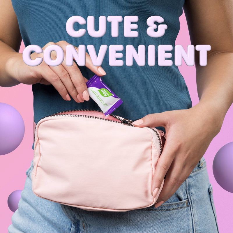 slide 9 of 9, Nature's Way Sambucus Ultra Immune Juicy Burst Chews with Vitamins C & D3, Zinc, Elderberry Extract - Berry Flavored - 25ct, 25 ct