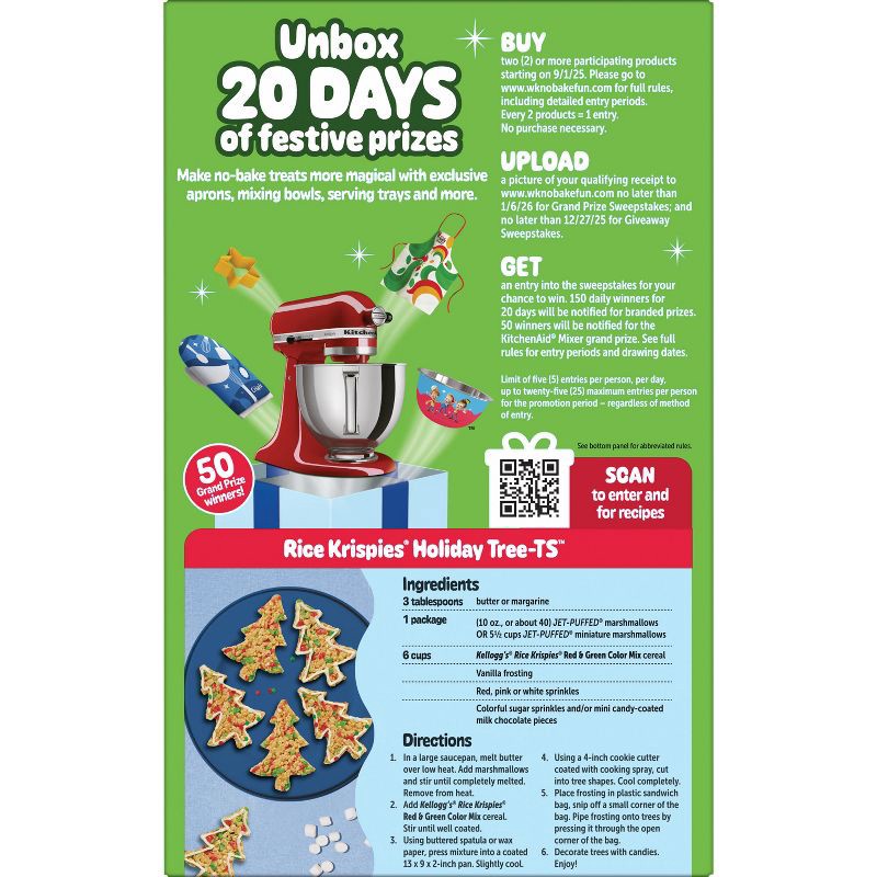 slide 7 of 9, Kellogg's Rice Krispies Holiday Colors Breakfast Cereal - 12.3oz, 12.3 oz