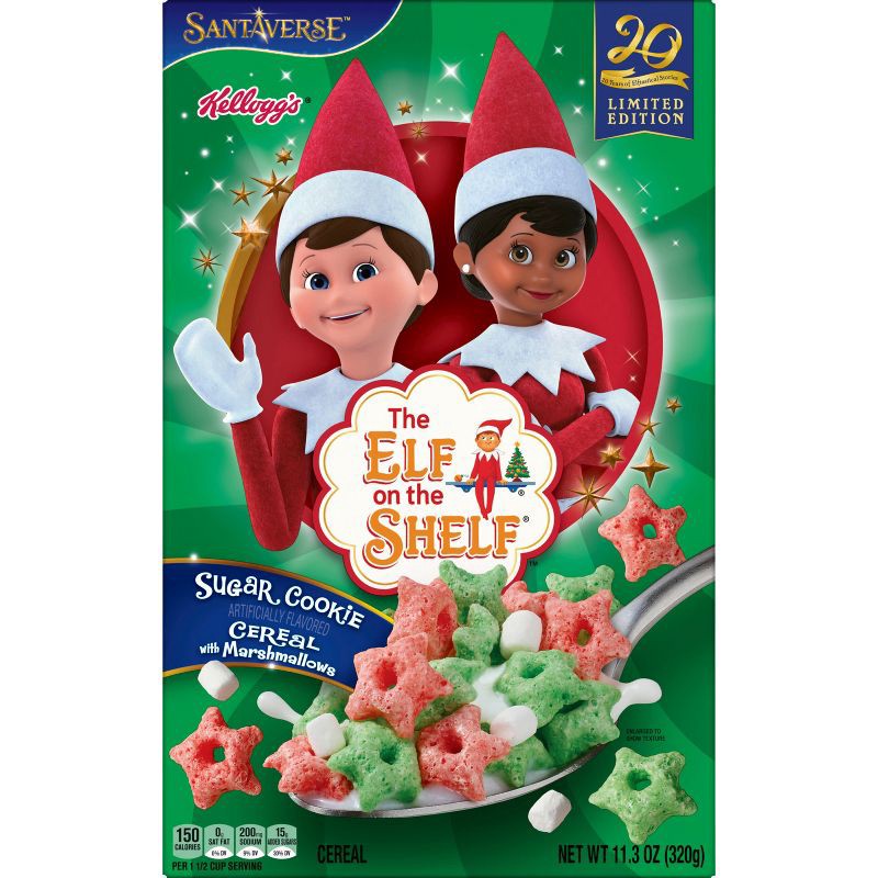 slide 5 of 10, Kellogg's Elf on the Shelf Breakfast Cereal - 11.3oz, 11.3 oz