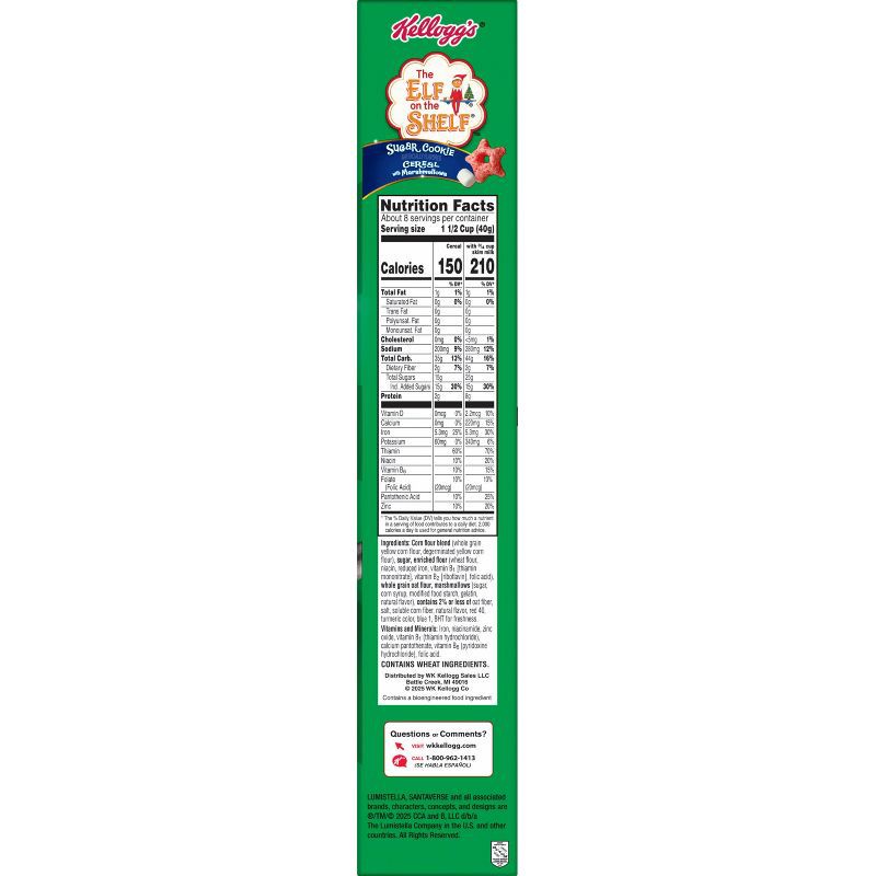 slide 2 of 10, Kellogg's Elf on the Shelf Breakfast Cereal - 11.3oz, 11.3 oz