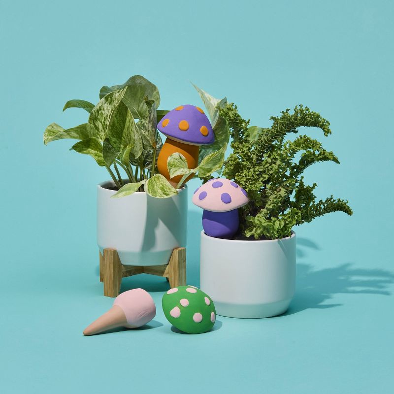 slide 2 of 6, Mud Puddle Society Self-Watering Spikes Mushroom, 1 ct