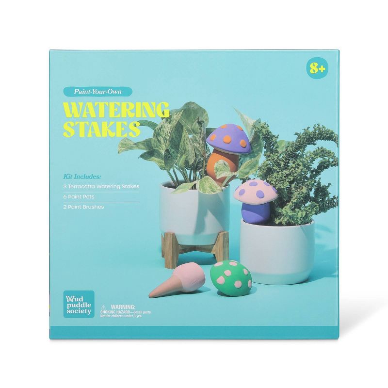 slide 5 of 6, Mud Puddle Society Self-Watering Spikes Mushroom, 1 ct