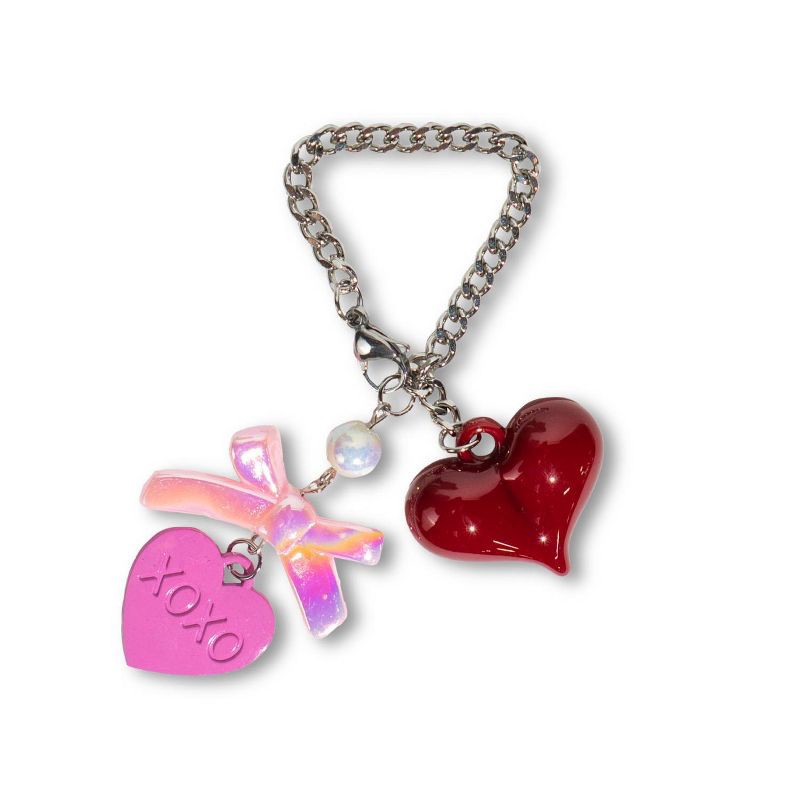 slide 1 of 6, CharCharms Valentines Handle Charm Heart with Bowl, 1 ct