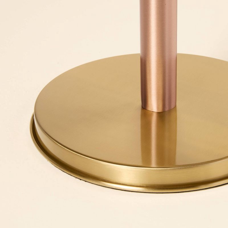 slide 3 of 3, Hearth & Hand with Magnolia 13.75" Paper Towel Holder Copper Finish - Hearth & Hand™ with Magnolia, 1 ct