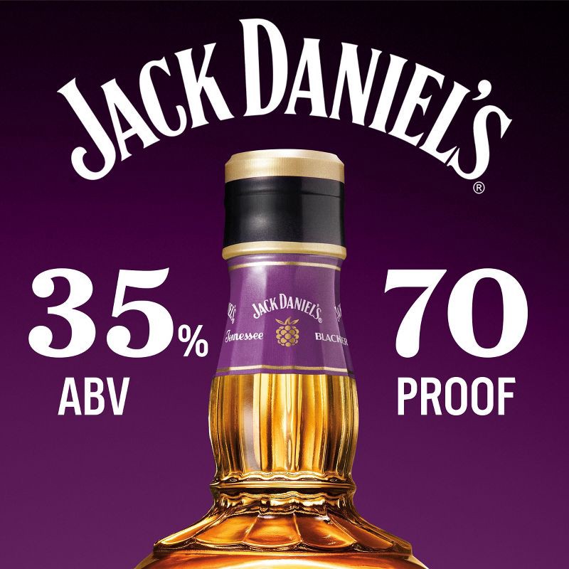 slide 4 of 10, Jack Daniel's Blackberry American Whiskey - 750ml Bottle, 750 ml