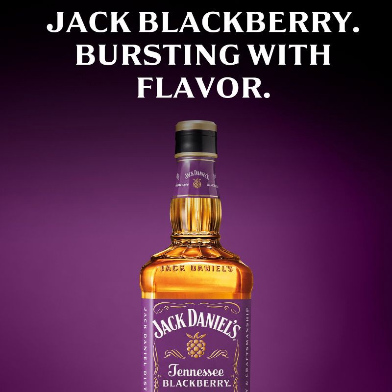 slide 9 of 10, Jack Daniel's Blackberry American Whiskey - 750ml Bottle, 750 ml