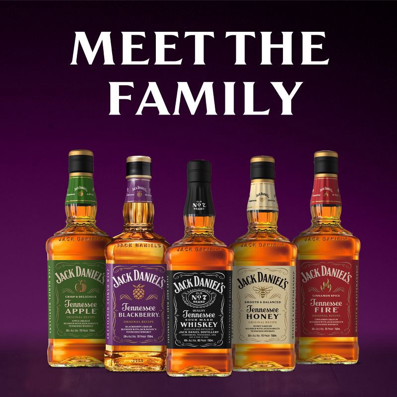 slide 6 of 10, Jack Daniel's Blackberry American Whiskey - 750ml Bottle, 750 ml
