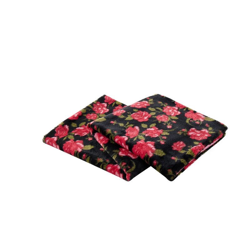 slide 2 of 4, Mingled Threads Rose Faux Fur Throw Blanket Pink, 1 ct