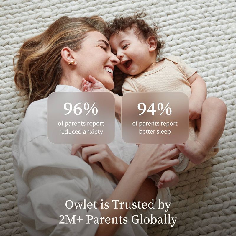 slide 7 of 10, Owlet Dream Sight (Gen 3) Smart 2K HD Digital Video Baby Monitor - White, 1 ct