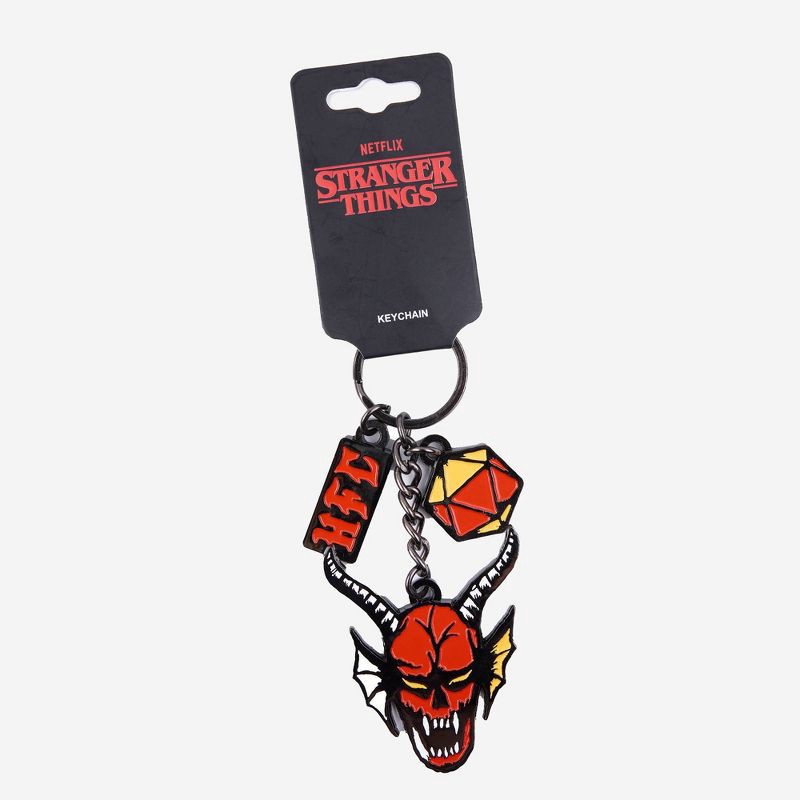 slide 1 of 2, Stranger Things Hellfire Club Keychain, 1 ct