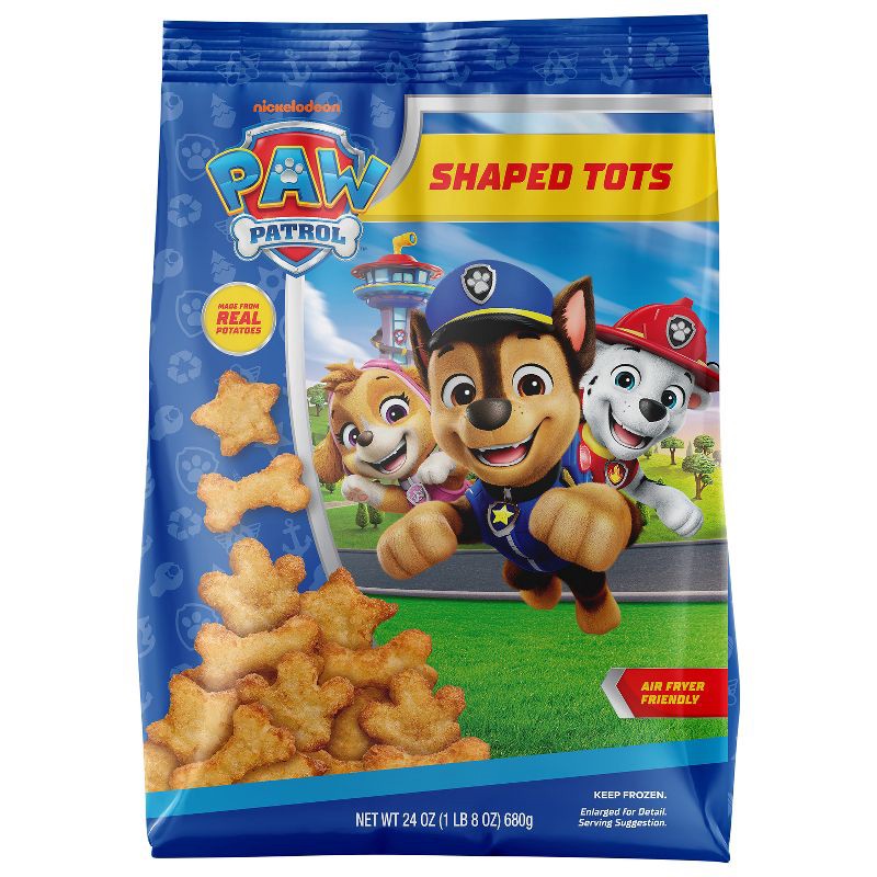slide 1 of 5, PAW Patrol Frozen Shaped Tots - 24oz, 24 oz