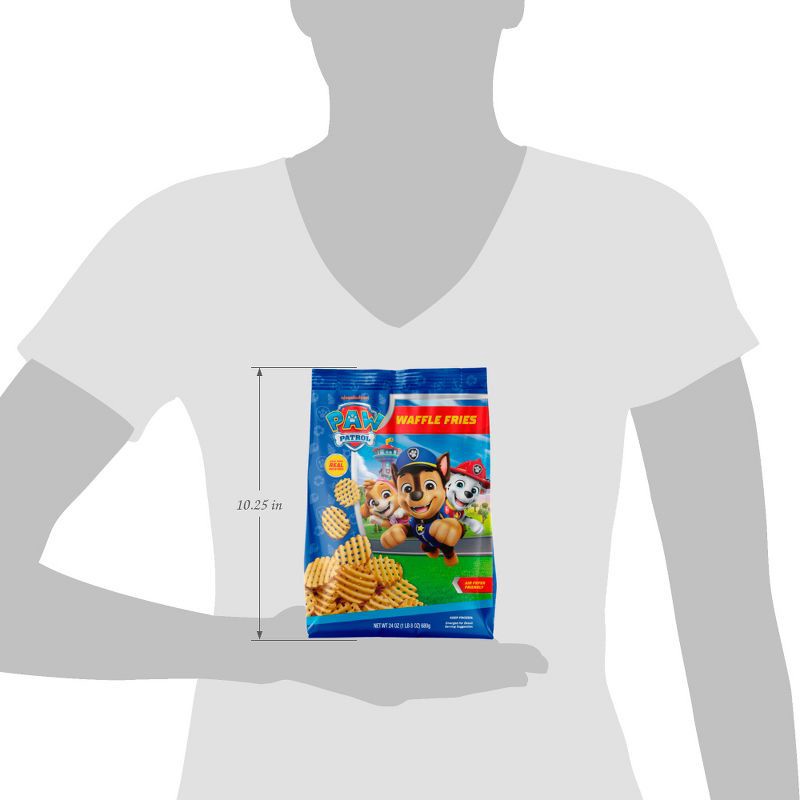 slide 5 of 5, PAW Patrol Frozen Waffle Fries - 24oz, 24 oz