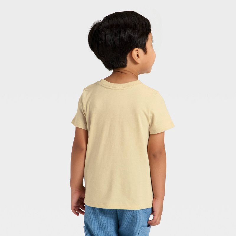 slide 3 of 4, Toddler Boys' Short Sleeve Airplanes Graphic T-Shirt - Cat & Jack™ Khaki 2T, 1 ct