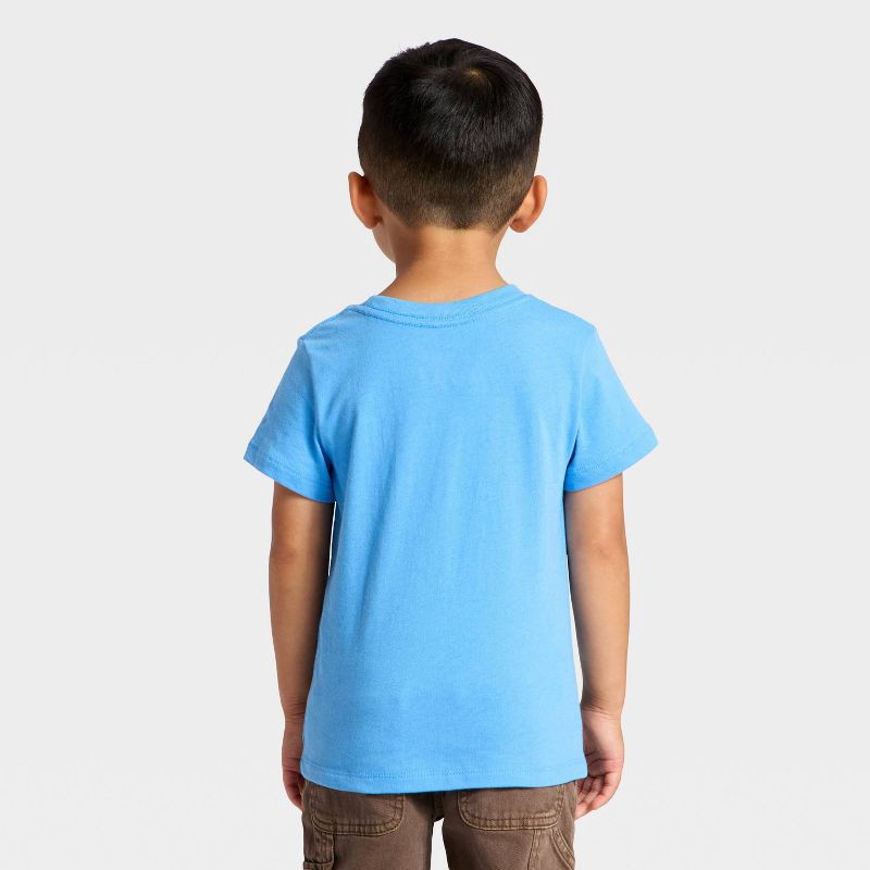 slide 3 of 4, Toddler Boys' Short Sleeve Dino Expert Graphic T-Shirt - Cat & Jack™ Blue 2T, 1 ct