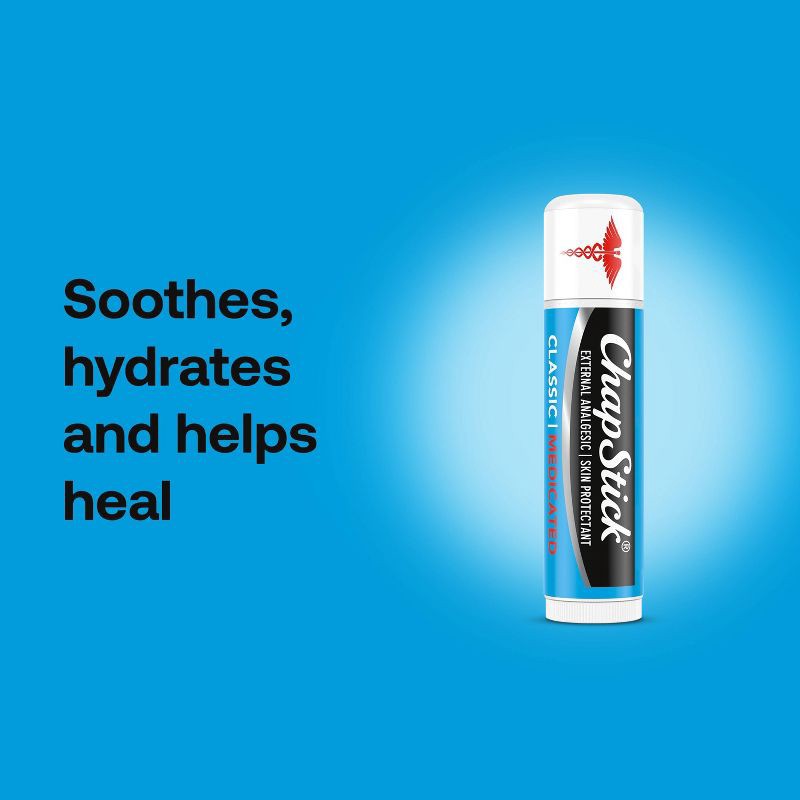 slide 4 of 8, Chapstick Classic Medicated Lip Balms - 0.45oz/3ct, 0.45 oz, 3 ct