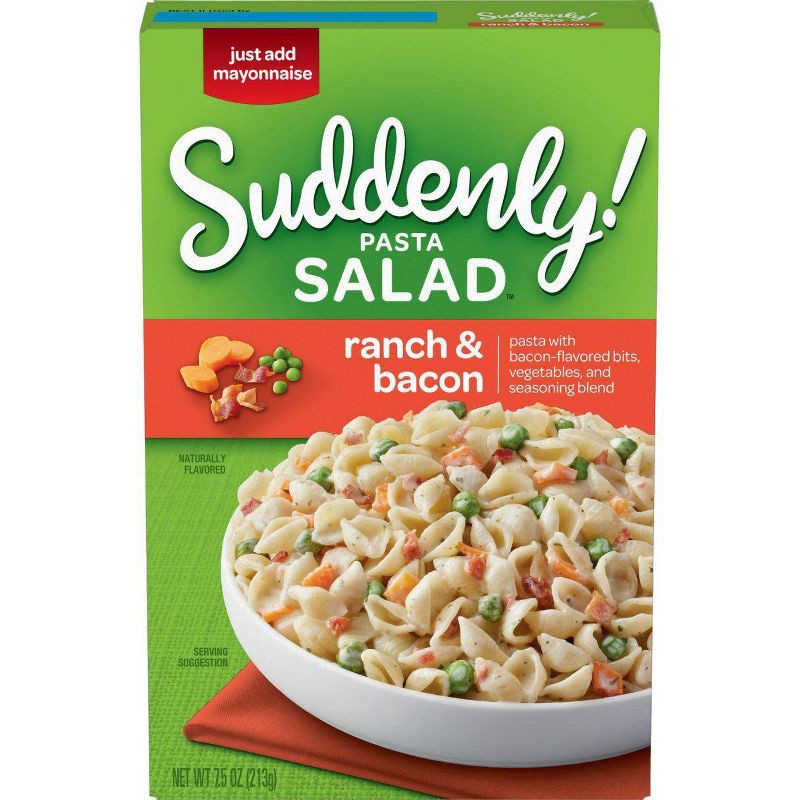 slide 1 of 4, Betty Crocker Suddenly Salad Ranch and Bacon Pasta - 7.5oz, 7.5 oz