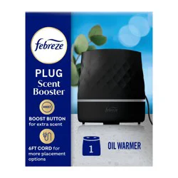 Febreze Black Plug Scent Booster Oil Diffuser Air Freshener Holder Unscented: 1-Pack, Electric, Holder