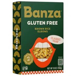 Banza Gluten Free Brown Rice Elbows Pasta - 10oz