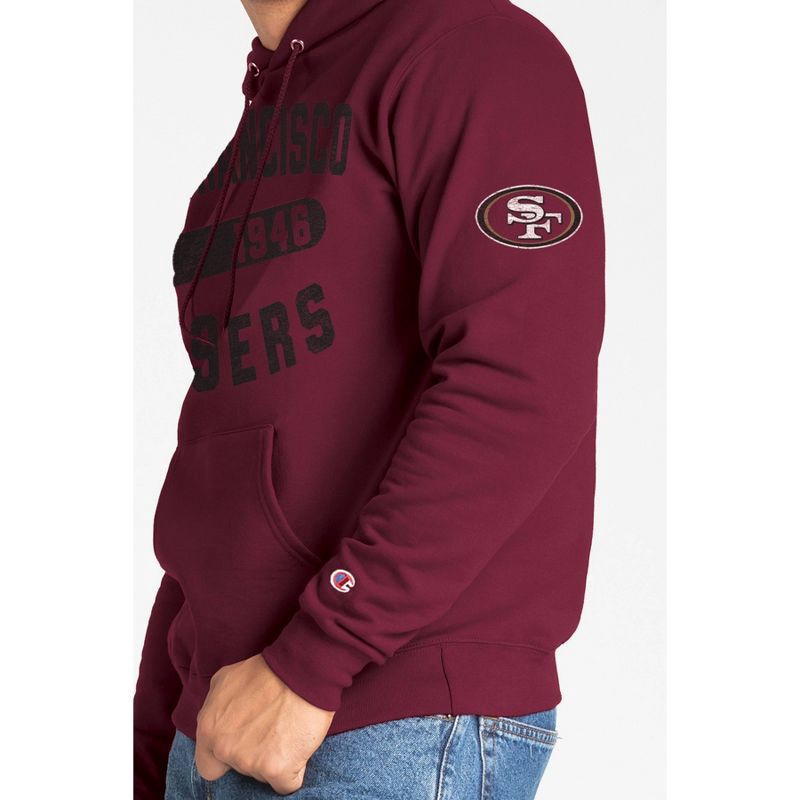 slide 5 of 5, NFL San Francisco 49ers Men's Champion Hoodie - S, 1 ct