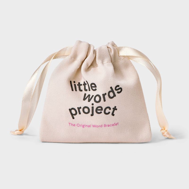 slide 4 of 5, Little Words Project Music Note Charm Beaded Bracelet - Gray/Gold/Pink, 1 ct