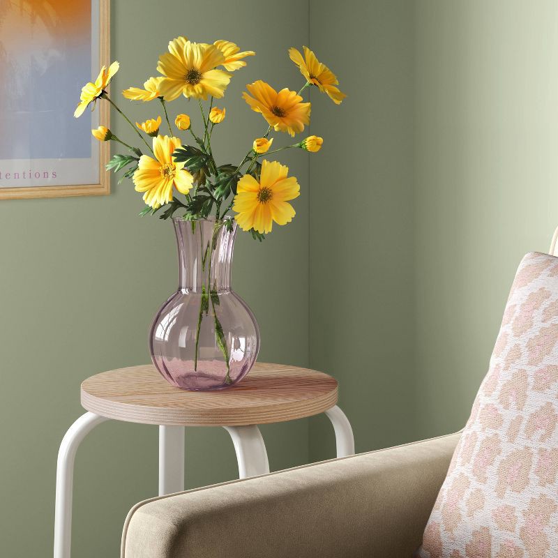 slide 2 of 3, Tall Glass Vase Light Pink - Room Essentials™, 1 ct