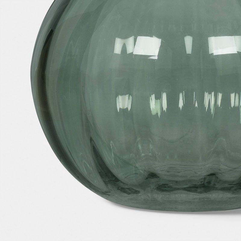 slide 3 of 3, Round Glass Vase Green - Room Essentials™, 1 ct
