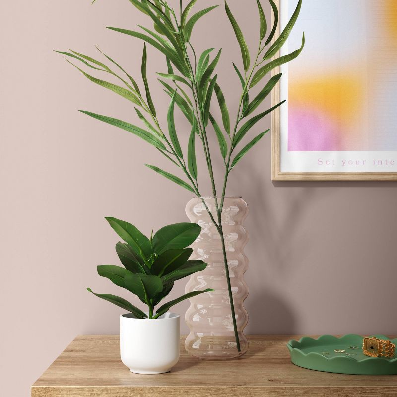 slide 2 of 3, Bubble Glass Vase Clear - Room Essentials™, 1 ct