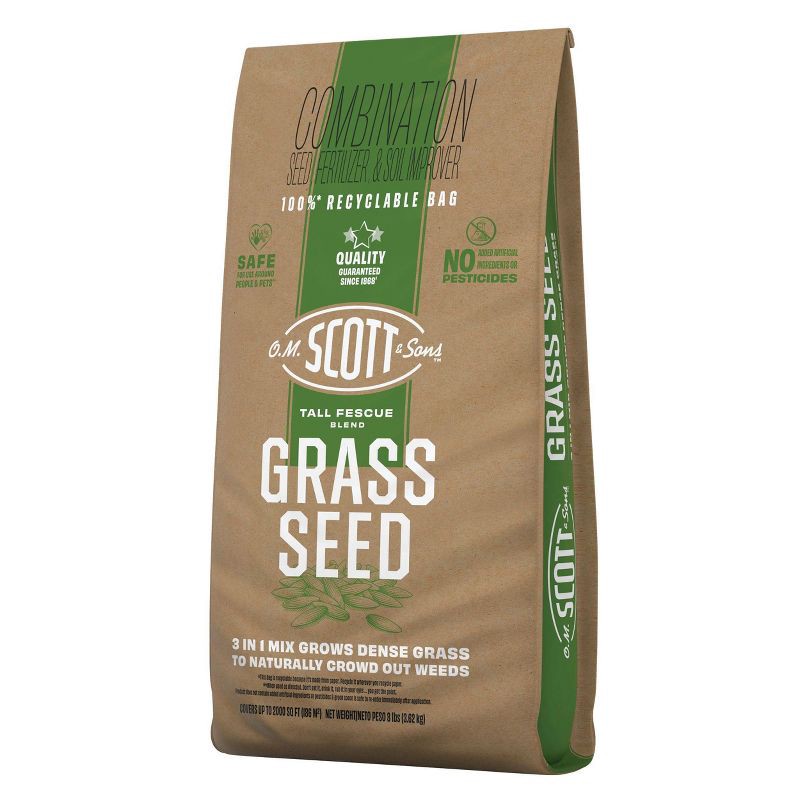 slide 6 of 6, Scotts Tall Fescue Grass Seed, 1 ct