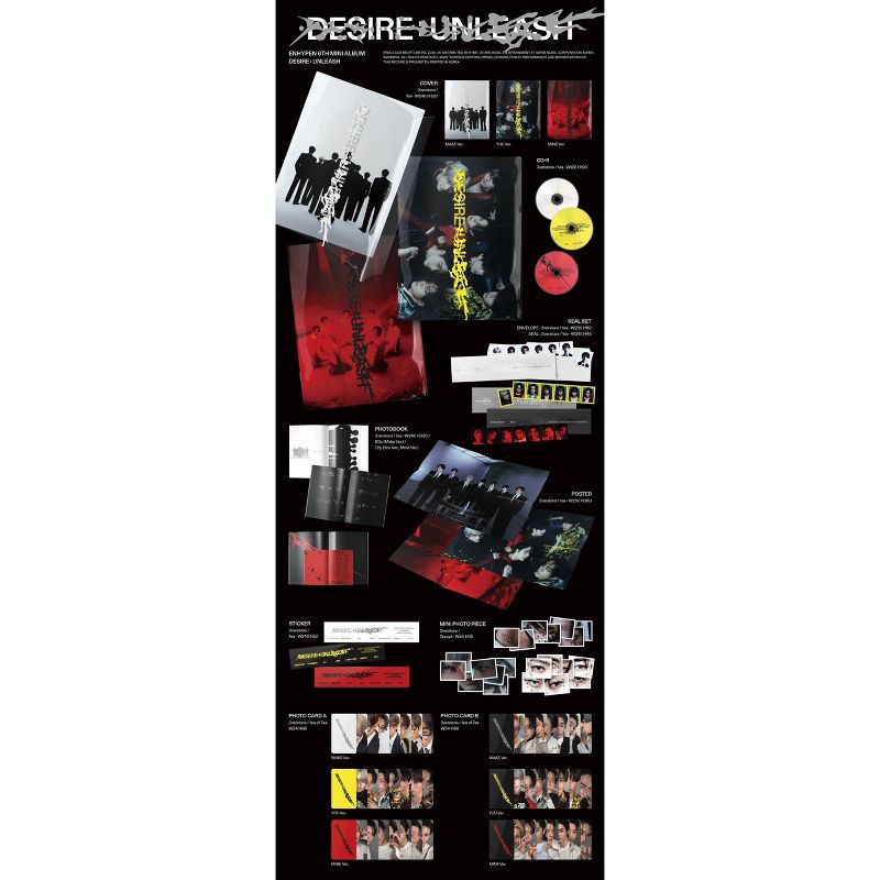 slide 3 of 3, Universal Music Group ENHYPEN - DESIRE : UNLEASH (Target Exclusive, CD), 1 ct