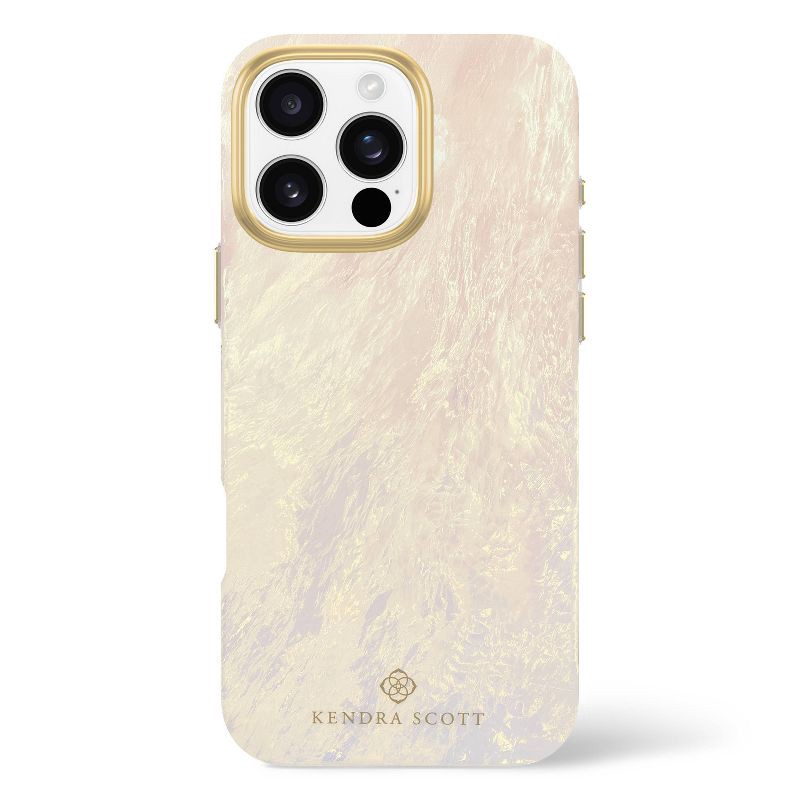 slide 1 of 8, Kendra Scott iPhone 16 Pro Max Phone Case with MagSafe - Ivory, 1 ct