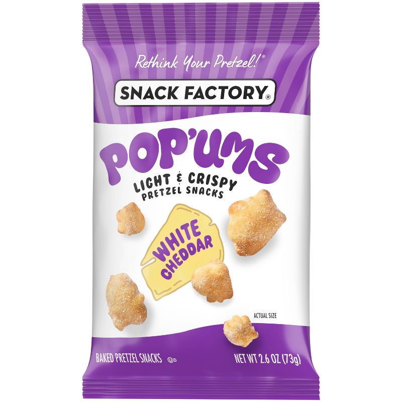 slide 3 of 3, Snack Factory Pop'Ums White Cheddar Chips Grab Bag - 2.6oz, 2.6 oz