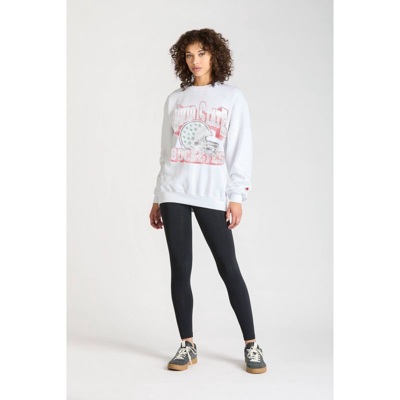 slide 6 of 8, NCAA Ohio State Buckeyes Champion Crew Neck Sweatshirt - S, 1 ct
