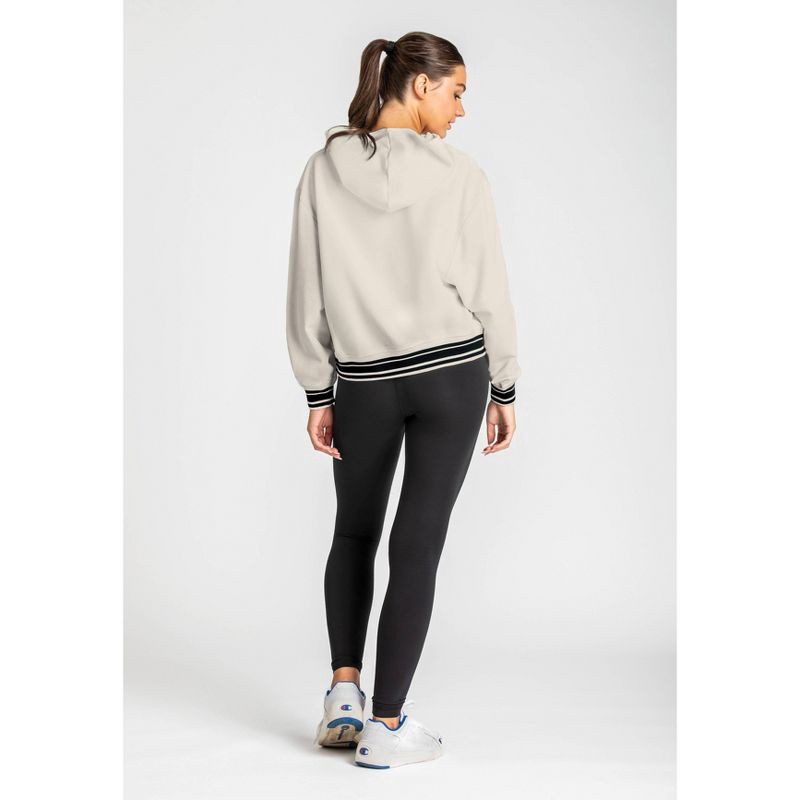 slide 4 of 4, NCAA Ohio State Buckeyes Women's Champion Cropped Hooded Sweatshirt - L, 1 ct