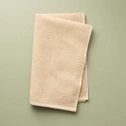 Hearth & Hand with Magnolia Hand Towel Tan/Cream - Hearth & Hand™ with Magnolia