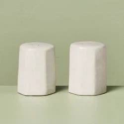Hearth & Hand with Magnolia Stoneware Salt and Pepper Shaker Set Sour Cream - Hearth & Hand™ with Magnolia