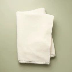Hearth & Hand with Magnolia Bath Towel Cream/Green - Hearth & Hand™ with Magnolia