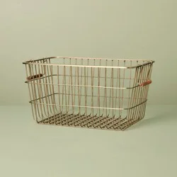 Hearth & Hand with Magnolia Pantry Brass Wire Storage Basket - Hearth & Hand™ with Magnolia