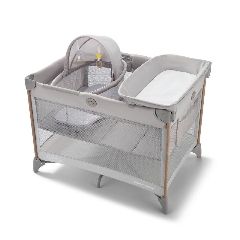slide 1 of 8, Graco Care Suite DLX Playard - Sky, 1 ct