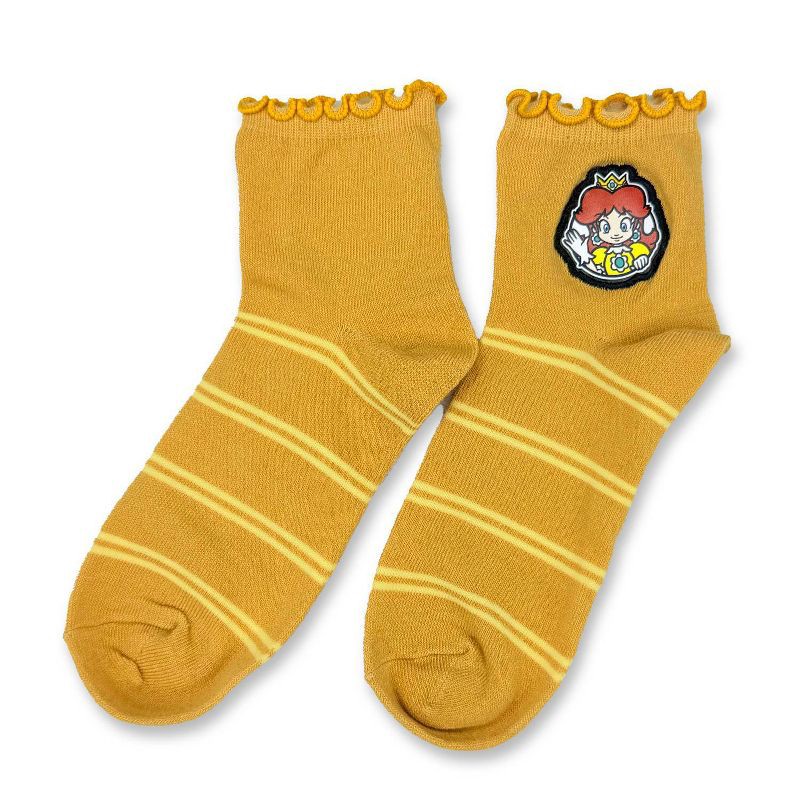 slide 4 of 6, Nintendo Super Mario Princess Mystery Single Quarter Crew Socks, 1 ct