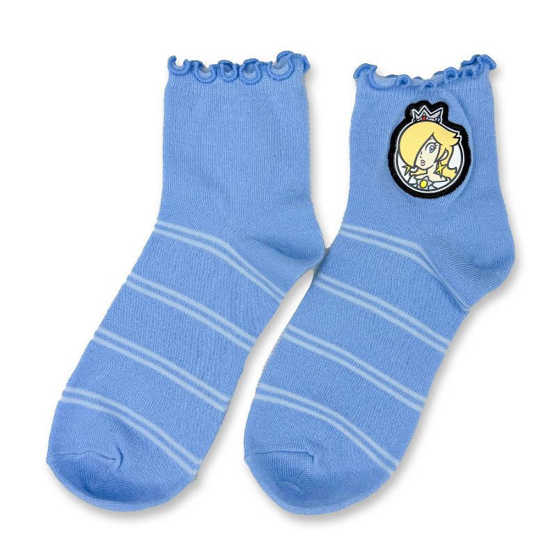 slide 5 of 6, Nintendo Super Mario Princess Mystery Single Quarter Crew Socks, 1 ct