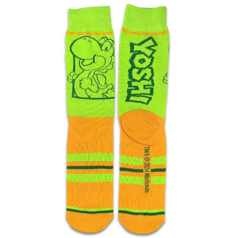 slide 12 of 15, Nintendo Super Mario Mystery Men's Single Crew Socks, 1 ct