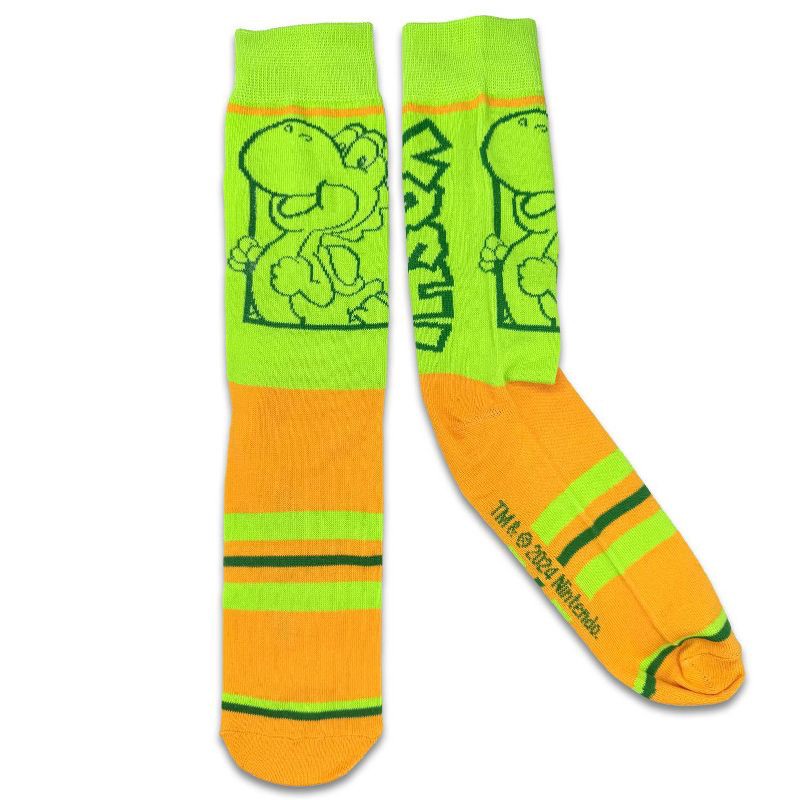 slide 13 of 15, Nintendo Super Mario Mystery Men's Single Crew Socks, 1 ct