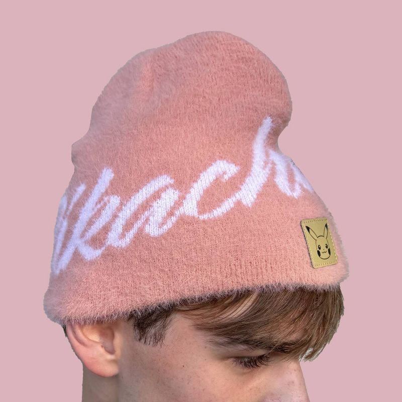 slide 3 of 4, Pokemon Pokémon Pikachu Eyelash Skull Beanie, 1 ct