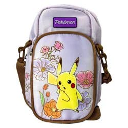Pokemon Pokémon Pikachu Floral Slim Crossbody Bag