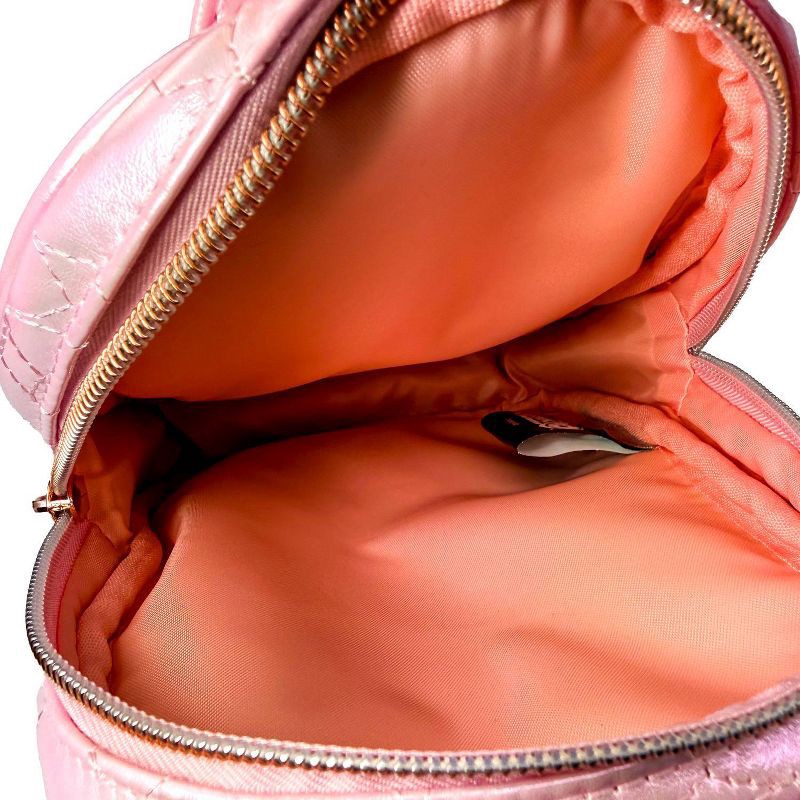 slide 5 of 5, Super Mario Nintendo Princess Peach Quilted Sling Bag, 1 ct