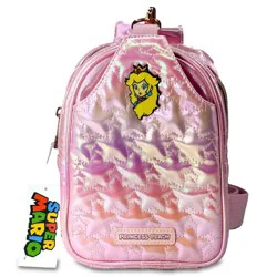 Super Mario Nintendo Princess Peach Quilted Sling Bag