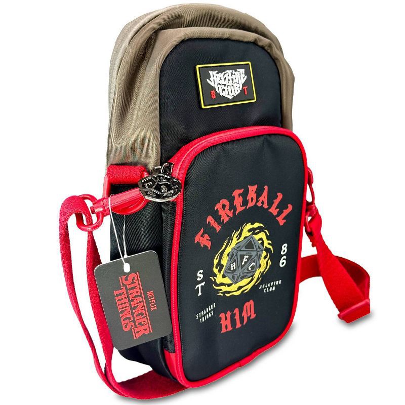 slide 2 of 7, Stranger Things Hellfire Club Slim Crossbody Bag, 1 ct
