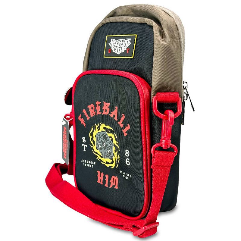 slide 3 of 7, Stranger Things Hellfire Club Slim Crossbody Bag, 1 ct